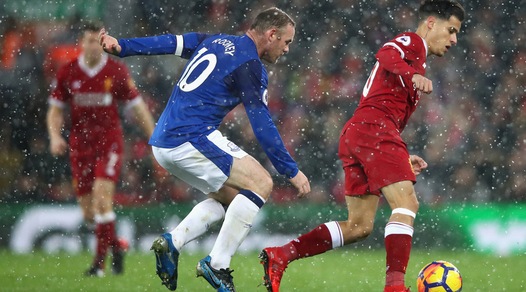 Premier League, 1-1 nel derby di Liverpool: a Salah risponde Rooney su rigore