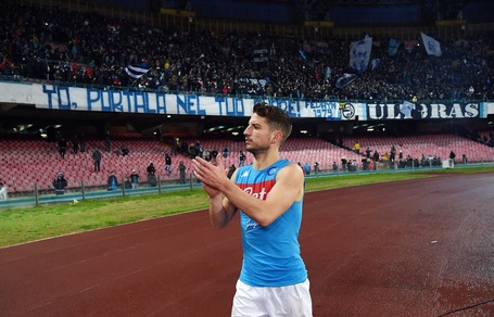 Napoli, Mertens lancia un appello ai tifosi: «Ora abbiamo bisogno di loro»