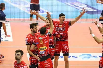 Volley: Superlega, Perugia vince a Latina, Modena doma Ravenna