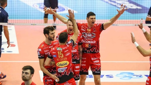 Volley: Superlega, Perugia vince a Latina, Modena doma Ravenna