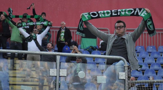 Pordenone, è pronta la festa: «Se battiamo l'Inter torniamo a piedi»