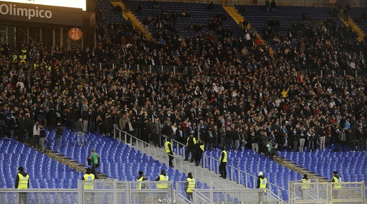 Lazio-Torino, tifosi protestano: la Curva Nord si svuota