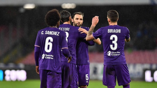 Coppa Italia: Fiorentina-Samp, viola avanti a 1,87