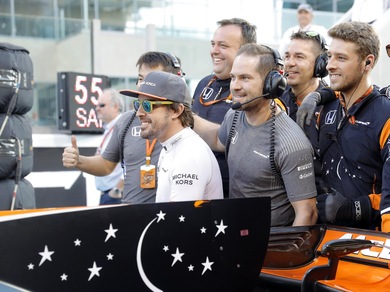 F1, Alonso a Dubai per la 24 Ore di Karting