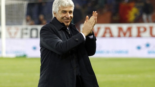 Serie A Atalanta, Gasperini: «Lazio? E' più forte dello scorso anno»
