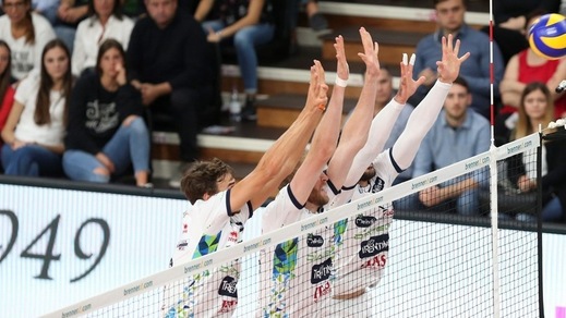 Volley: Superlega, per Trento tutto facile contro Sora