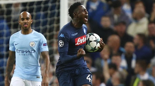 Champions League, City-Napoli 2-1: Sterling, Jesus e Diawara