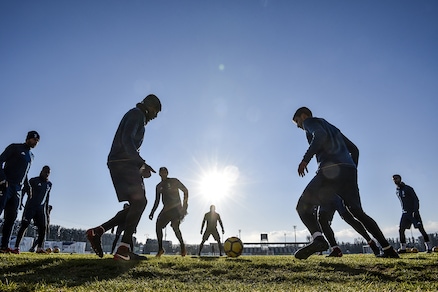 Juventus, allenamento a Vinovo