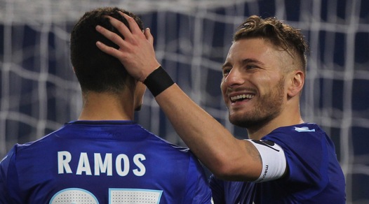 Lazio-Cittadella 4-1: la doppietta di Immobile con la fascia al braccio