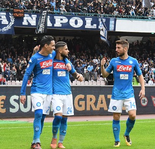 Callejon, Mertens e Insigne: il Napoli riparte dai tre