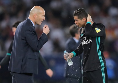 Zidane contro Renato: «Lui più forte di Cristiano Ronaldo? Non penso proprio»