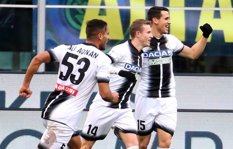 Inter-Udinese 1-3: prima sconfitta per i nerazzurri