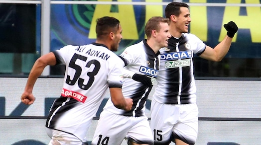 Inter-Udinese 1-3: prima sconfitta per i nerazzurri