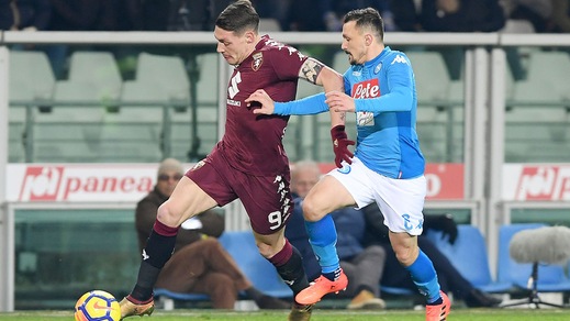 Serie A Torino-Napoli 1-3, il tabellino