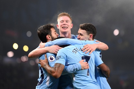 Manchester City-Tottenham 4-1: Guardiola alla 16ª vittoria consecutiva