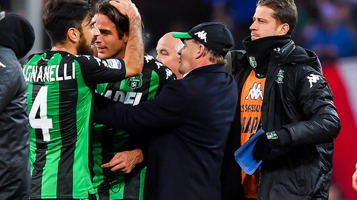 Serie A Sassuolo, Iachini: «In crescita. Felice per Acerbi…»