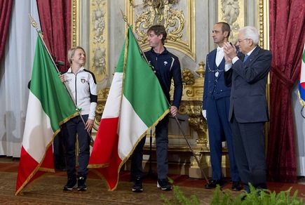 Olimpiadi Invernali, Mattarella: «Con voi tutto il paese»
