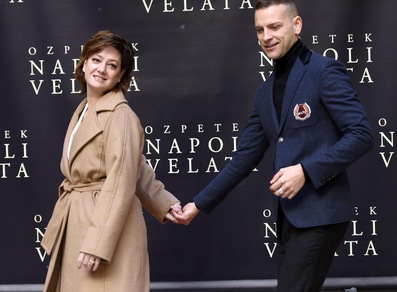 Napoli Velata, Giovanna Mezzogiorno e Alessandro Borghi a Roma