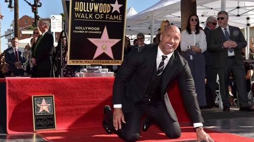 The Rock, una stella sulla Walk of Fame