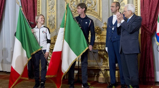 Olimpiadi Invernali, Mattarella: «Con voi tutto il paese»