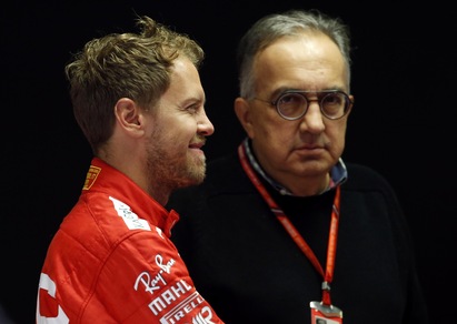 F1, Marchionne: «Vettel, animo meridionale»