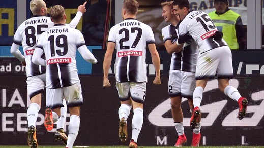 Coppa Italia, Napoli-Udinese: impresa friulana a 8,50