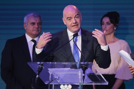 Infantino: «Italia ripescata? Bisogna qualificarsi sul campo»
