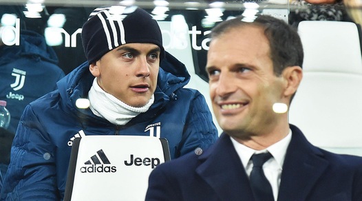 Juventus, Allegri: «Dybala in campo contro il Genoa»