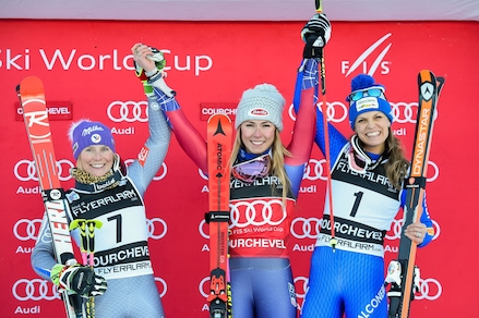 Sci, Shiffrin vince il gigante di Courchevel, Moelgg terza