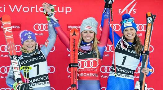 Sci, Shiffrin vince il gigante di Courchevel, Moelgg terza