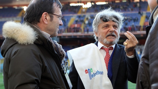 Serie A Sampdoria, revocata decadenza a Ferrero