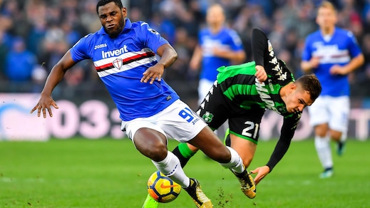 Serie A Sampdoria, Zapata migliora: rifinitura decisiva