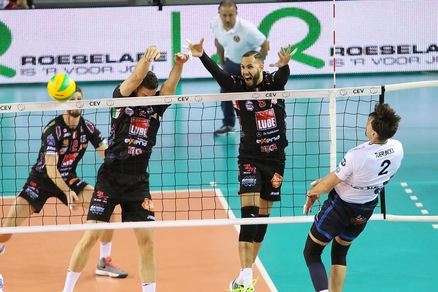 Volley: Champions League, La Lube risolve in tre set la pratica Roeselare