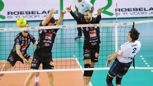Volley: Champions League, La Lube risolve in tre set la pratica Roeselare