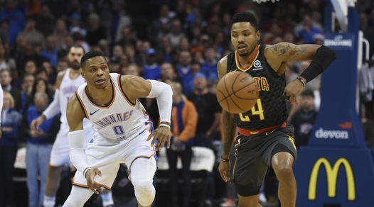 Westbrook gela Atlanta, Harden perde testa e partita