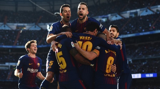 Real Madrid-Barcellona 0-3, festa blaugrana al Bernabeu