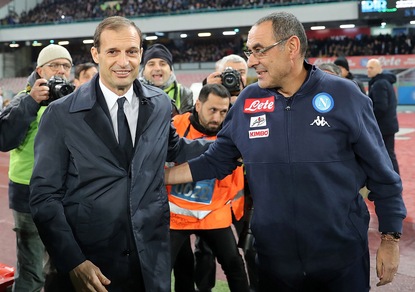 Sarri e Allegri, la festa è tutta loro
