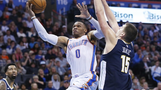 Westbrook salva i Thunder, Warriors ko con Denver
