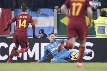 Juventus, Szczesny: «Schick mi ha tirato addosso»