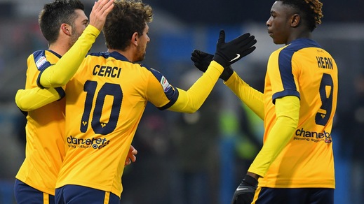 Serie A Verona, differenziato per Cerci, Fares e Souprayen