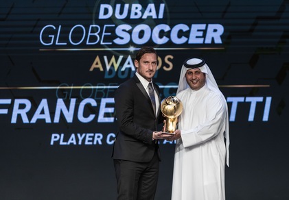 Da Totti a Zidane, tutti i premiati ai "Globe Soccer Awards 2017"
