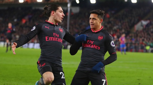 Crystal Palace-Arsenal 2-3, Sanchez show. Wenger eguaglia Ferguson