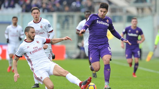 Serie A Fiorentina-Milan 1-1, il tabellino