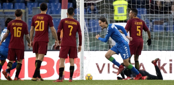 Serie A, Roma-Sassuolo 1-1: Missiroli e il Var fermano Di Francesco
