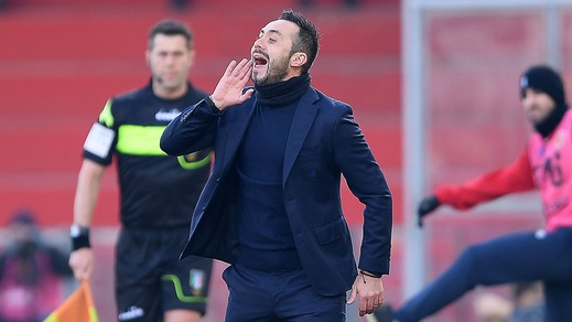 Serie A Benevento, De Zerbi: «Cuore e sangue: adesso altri trenta punti»