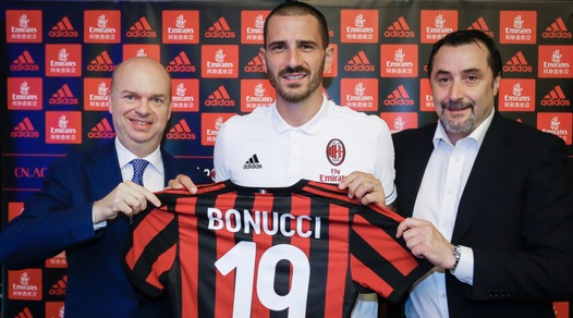 Bonucci: «Milan? 7 Coppe dei Campioni non le vinci per caso»