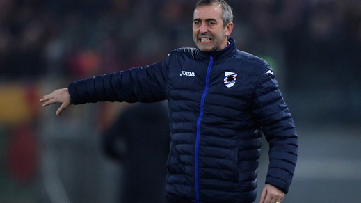 Serie A Sampdoria, Giampaolo: «Il Milan ha meritato di vincere»