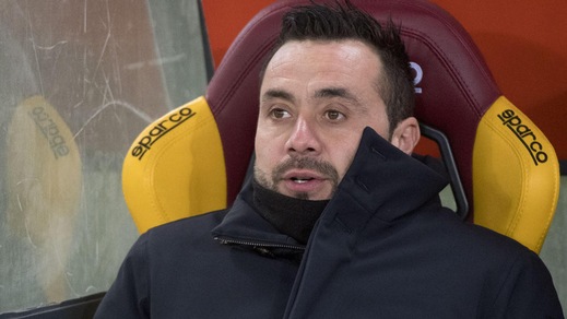 Serie A Benevento, De Zerbi: «Via la paura. La fiammella è accesa»