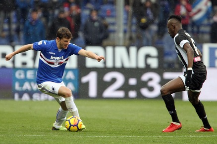 Serie A Sampdoria, lavoro di recupero per Bereszynski e Ramírez