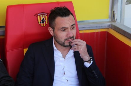 Serie A, De Zerbi: «Il Benevento non si è ancora arreso»